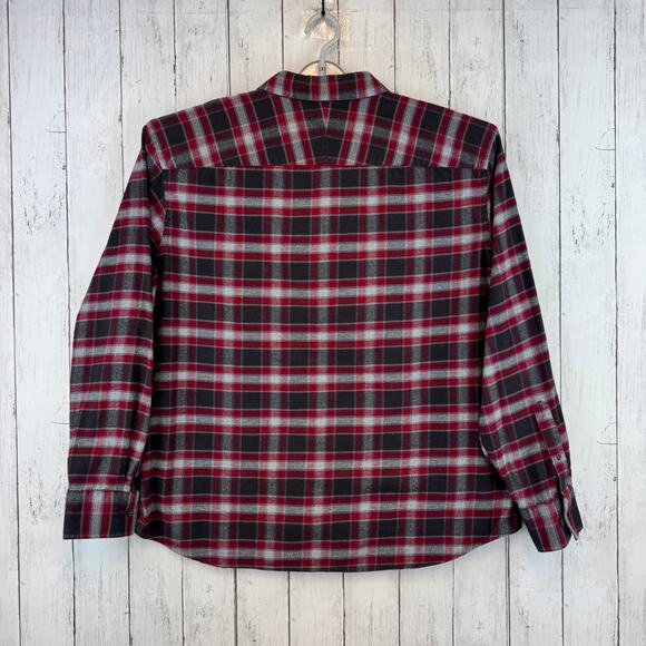 UNTUCKit Red Plaid Manning Flannel Button Down Long Sleeve Shirt Mens Size 3XL - Picture 10 of 14